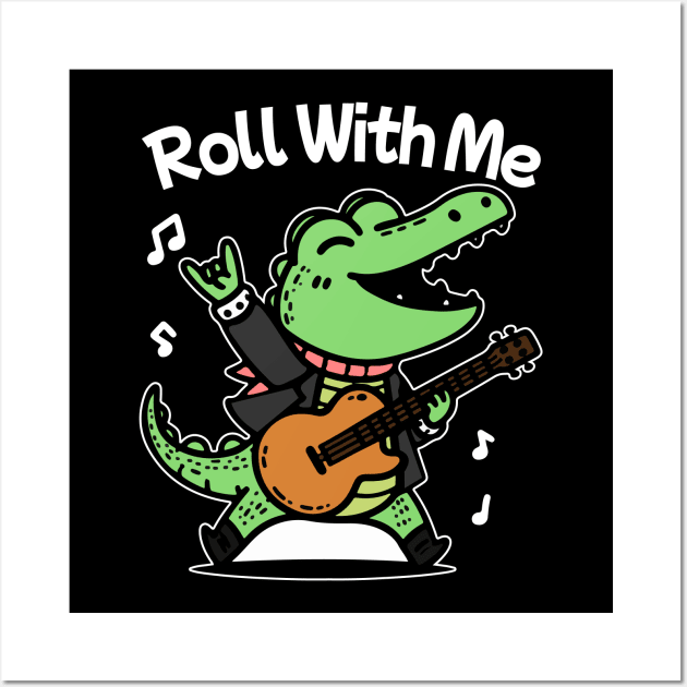 Roll With the Gator Wall Art by TwirlArt